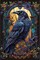 Crow Diamond Painting Kits for Adults, Raven DIY 5D Diamond Art Kits Full Drill Diamond Dots Paintings with Diamonds Gem Art and Crafts Home Decor 12x16inch